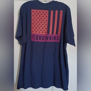 Womens XL Graphic Flag, Navy Blue, Short Sleeve T-shirt Cotton,Patriotism